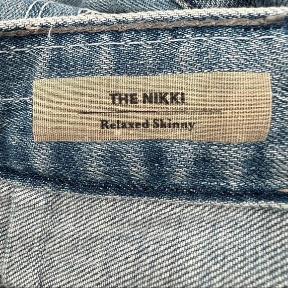 Ag Adriano Goldschmied The Nikki Relaxed Distressed Skinny Jeans Size 26 Womens - Picture 4 of 9